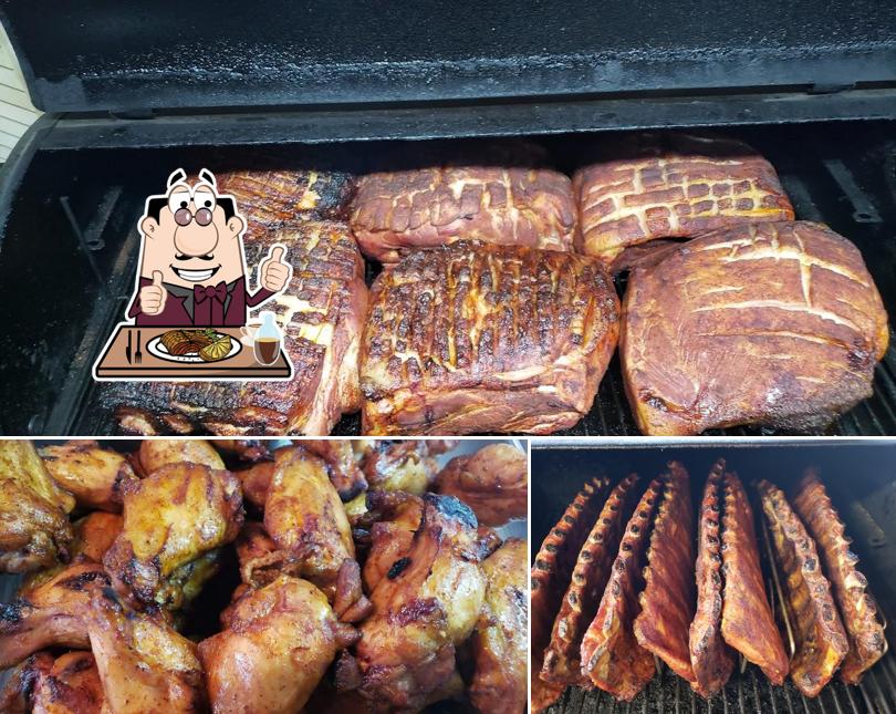 Pick meat dishes at Peppered Pig BBQ Co