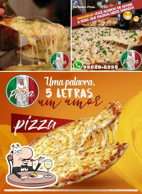 Comida em La Sabor Pizza