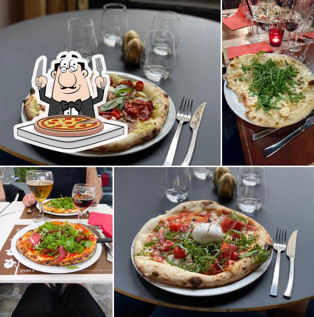 Essayez des pizzas à Restaurant O'Chtib