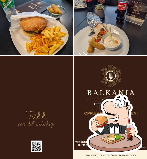 Try out a burger at Balkania Sarpsborg