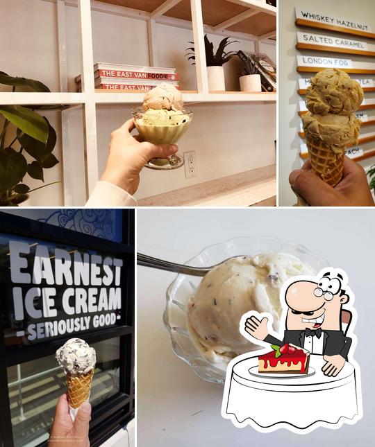 Earnest Ice Cream offers a number of desserts