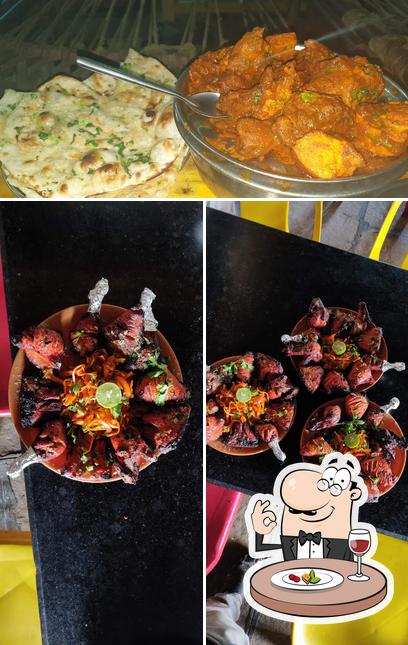 Food at Punjabi Dhaba & Shree Lodge