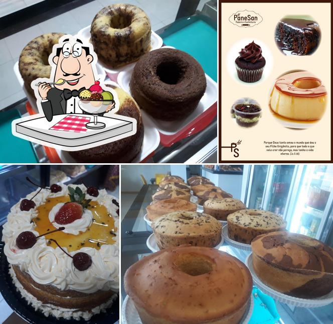 PaneSan - Padaria e Confeitaria oferece uma variedade de sobremesas