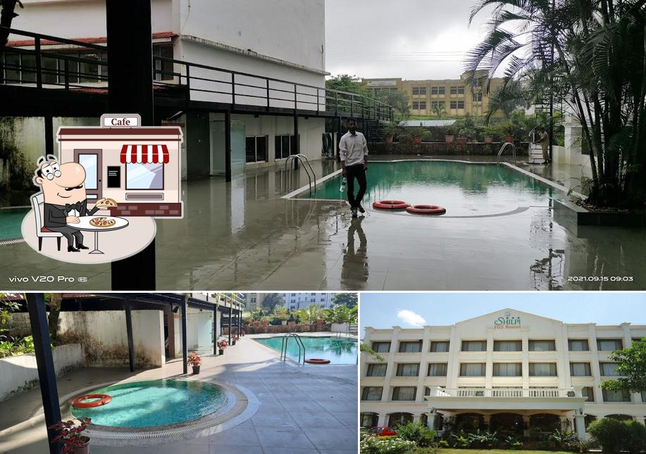 Check out how Shilpi Hill Resort - Restaurant Hotel Swimming Pool Lake View Room Suites looks outside
