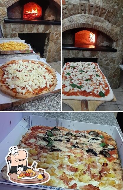 A Pizzeria Bella Capri, vous pouvez prendre des pizzas