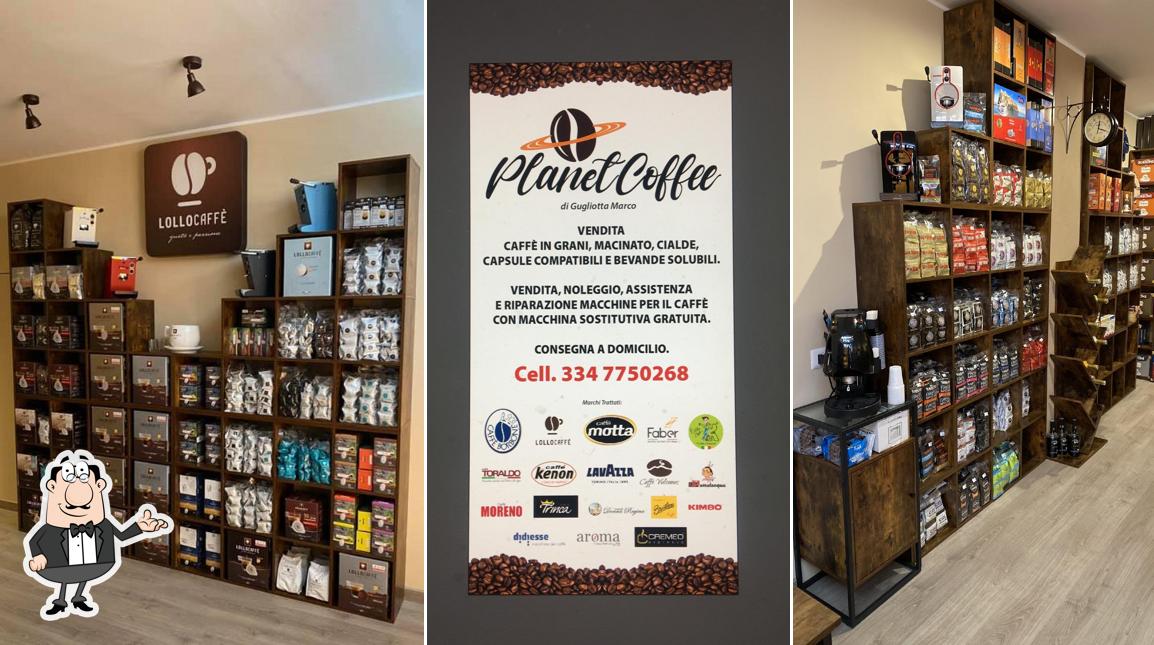 Gli interni di Planetcoffee