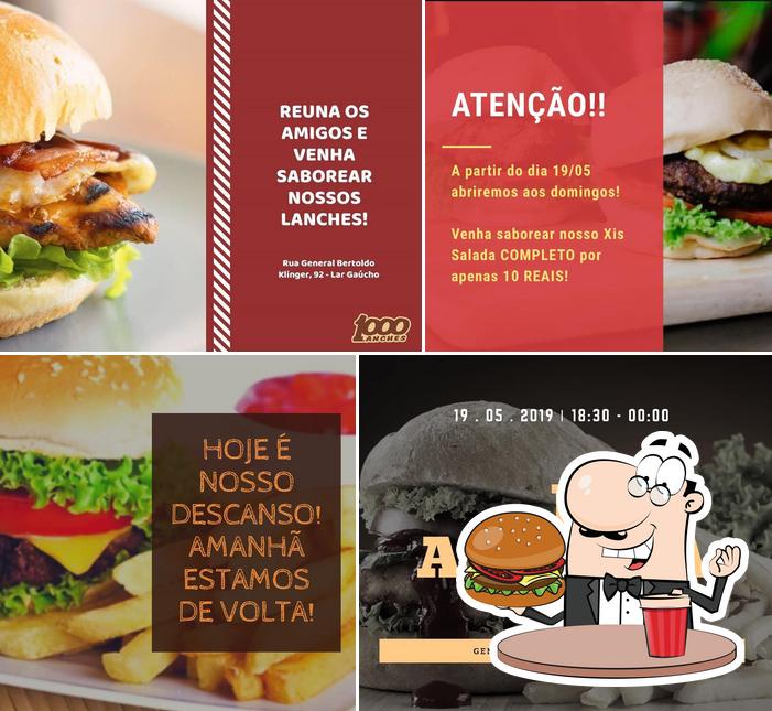 Consiga um hambúrguer no Mil Lanches