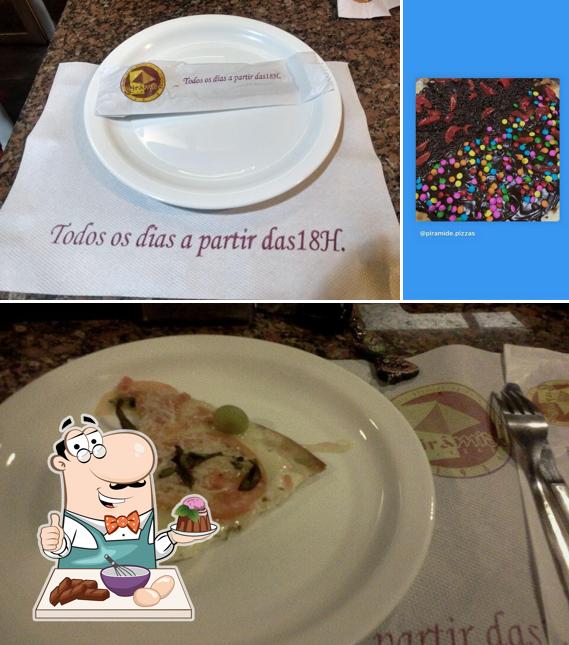 Pirâmide Pizzas provê uma gama de pratos doces