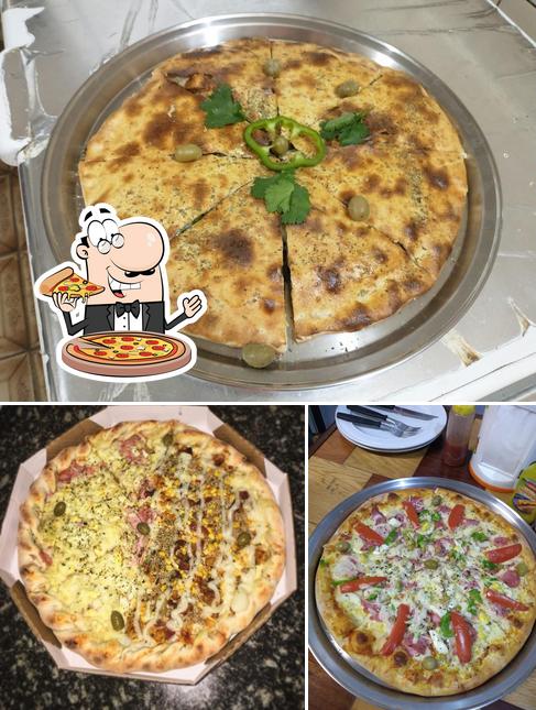 Escolha diferentes estilos de pizza