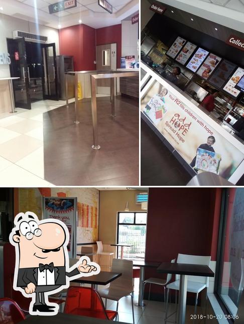 L'intérieur de KFC Mansfield Road (Eloffsdal)