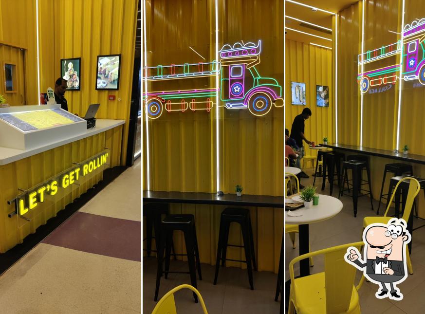 The interior of Roll Baby Roll