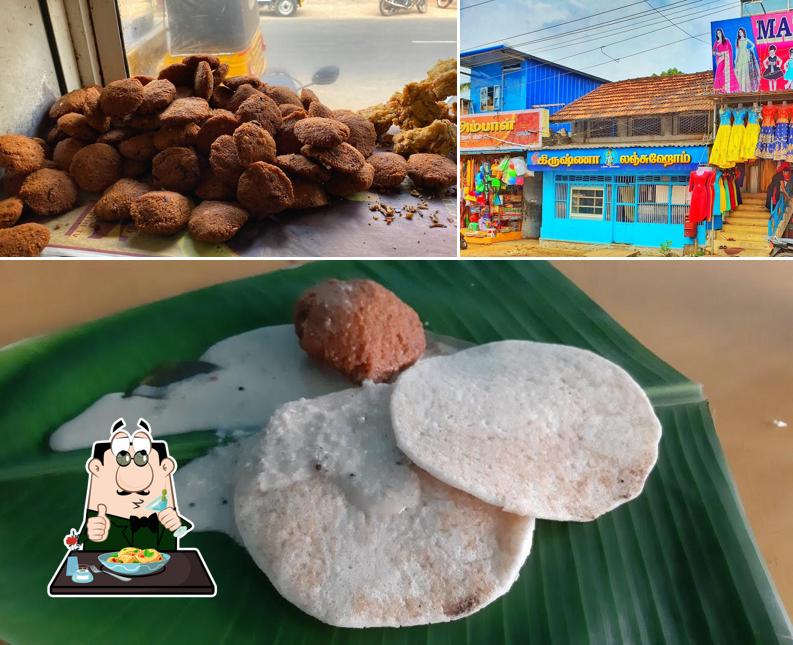 This is the photo displaying food and exterior at Sri.krishna Lunch Home
