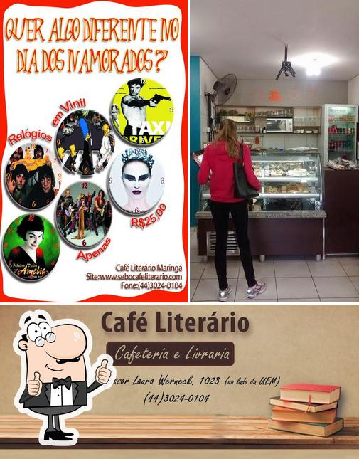 Look at this image of Café Literário Maringá