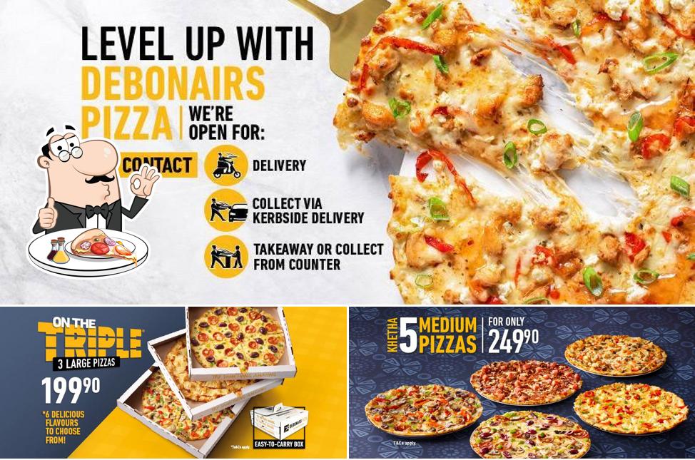 Get pizza at Debonairs Pizza