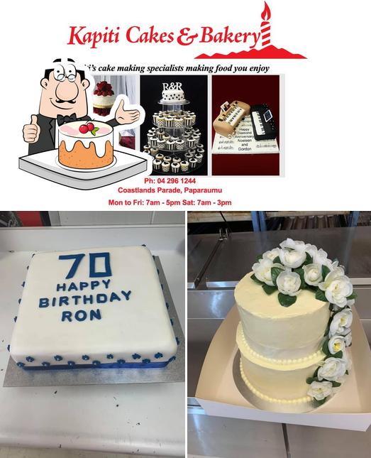 Kapiti Cakes & Bakery in Paraparaumu Restaurant menu and reviews