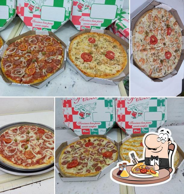 Peça diversos tipos de pizza