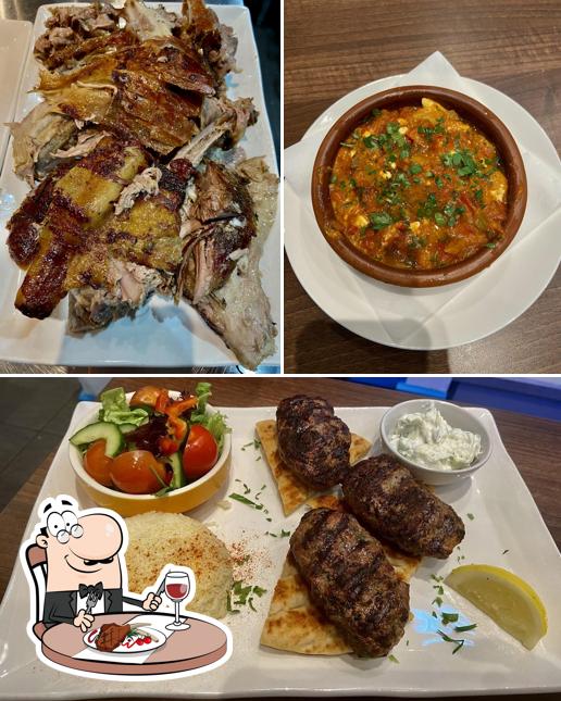 Try out meat dishes at Greek Cook & Grill