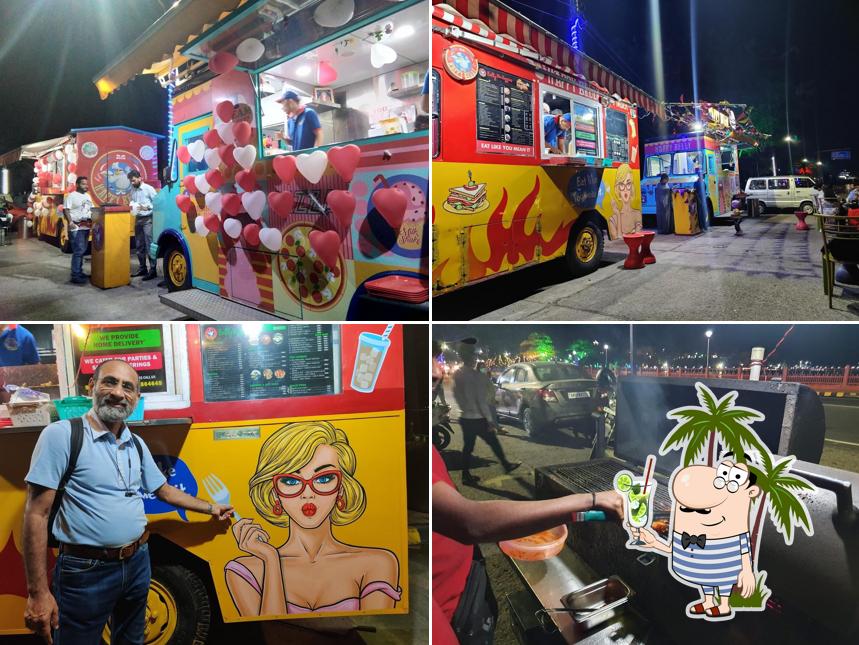 See this picture of Happy Belly --only Vegetarian Food Trucks in Portblair