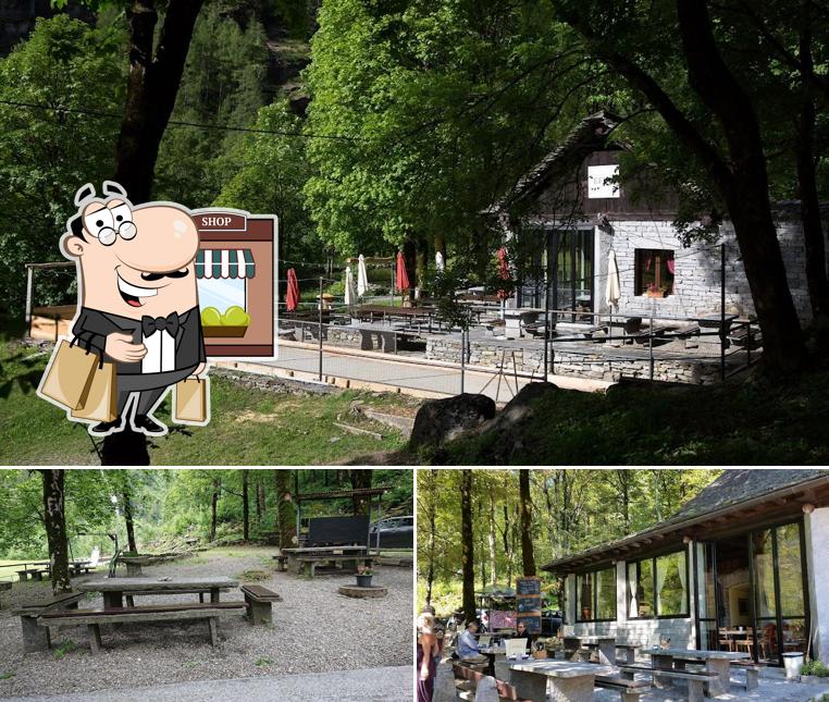 La parte esterna è una caratteristica importante di Grotto Efra