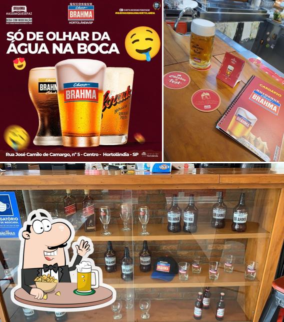 Quiosque Chopp Brahma Hortolândia serve uma variedade de cervejas