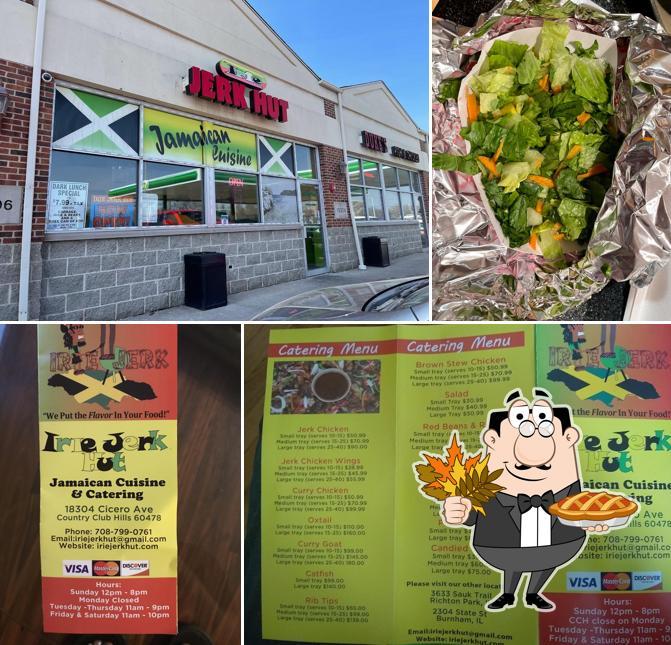 Irie Jerk Hut 3 in Country Club Hills Caribbean restaurant menu and