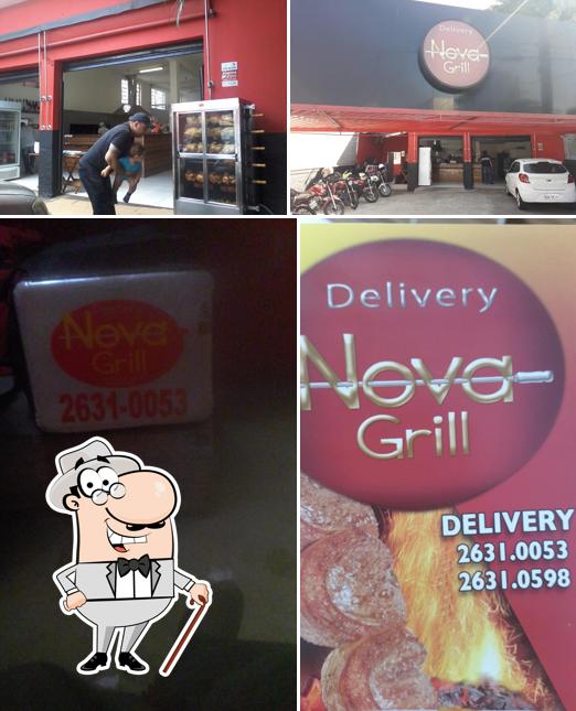 O exterior do Nova Grill São Miguel Churrascaria