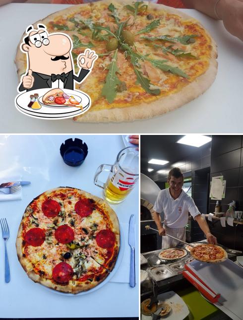 Prova una pizza a Restaurant Porto Bus