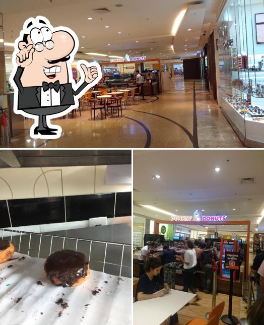 Veja imagens do interior do Dunkin' Donuts
