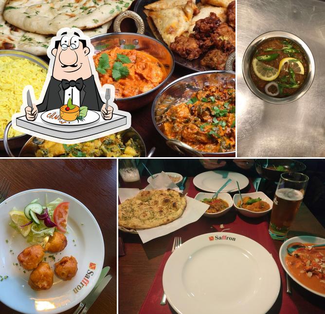 Meals at Saffron Indian Restaurant