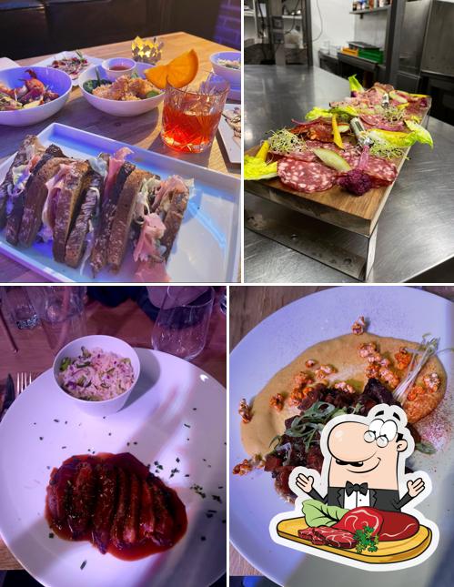 La Dalle en Pente propose des plats à base de viande