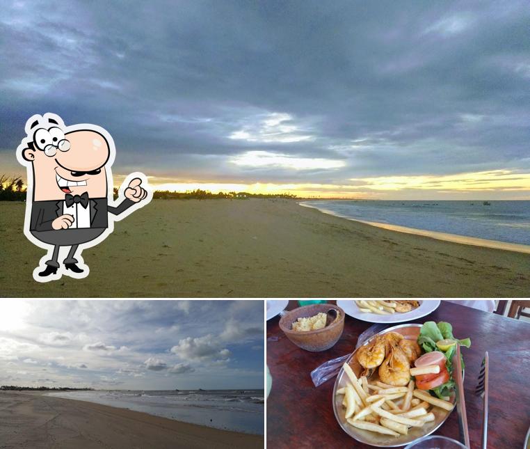 Esta é a ilustração mostrando exterior e mesa de jantar no BAR DO TICO