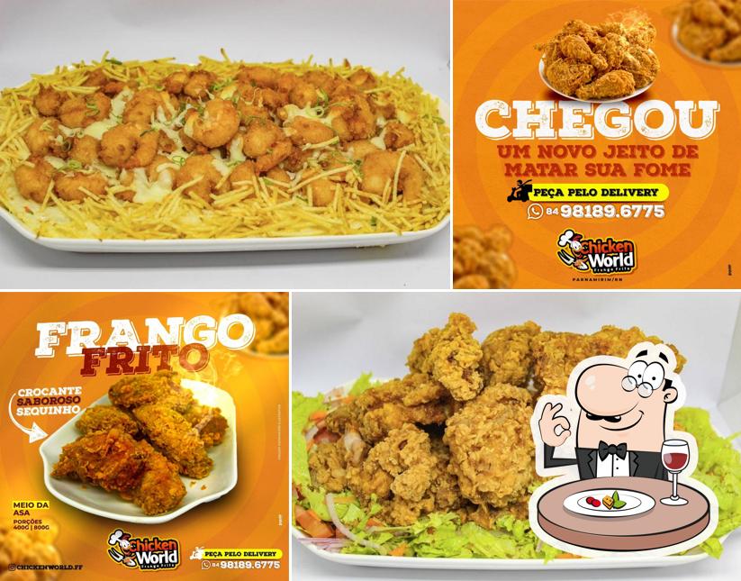 Comida em Chicken World Parnamirim