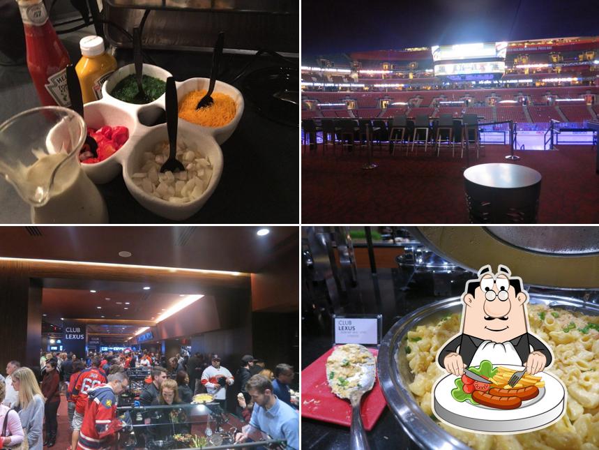 Food at Club Lexus - The BB&T Center