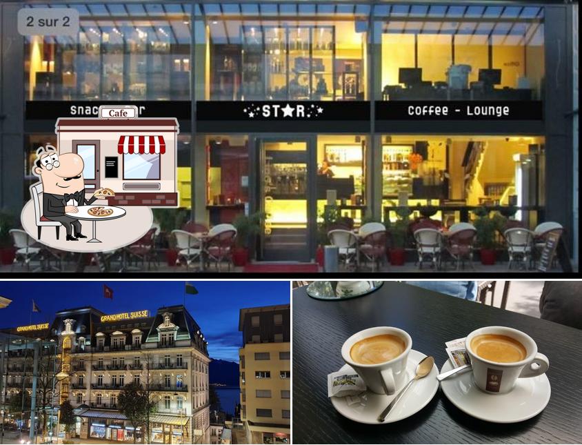 Dai un’occhiata alla foto che presenta la esterno e bevanda di STAR Café