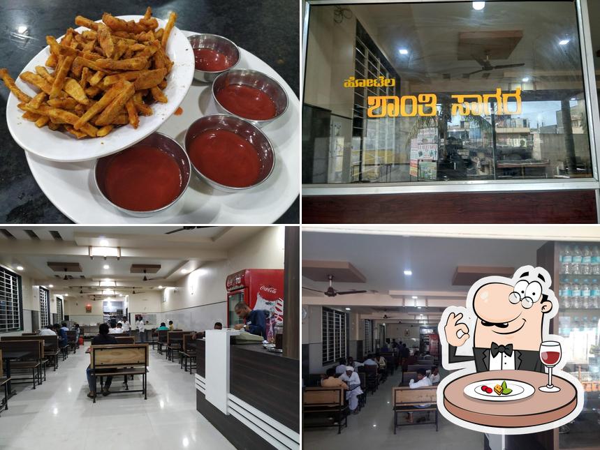 Among various things one can find food and interior at Hotel Shanti Sagar