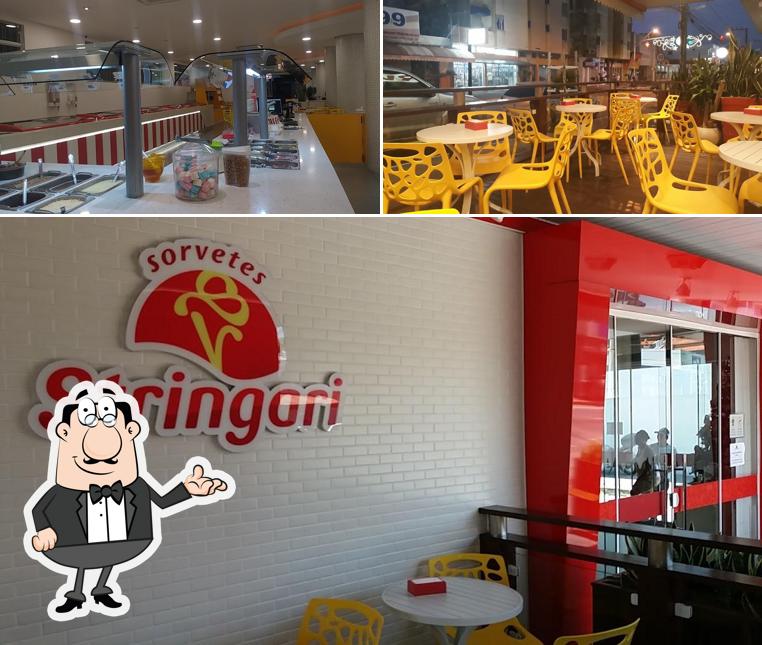 Veja imagens do interior do Sorvetes Stringari São Vicente