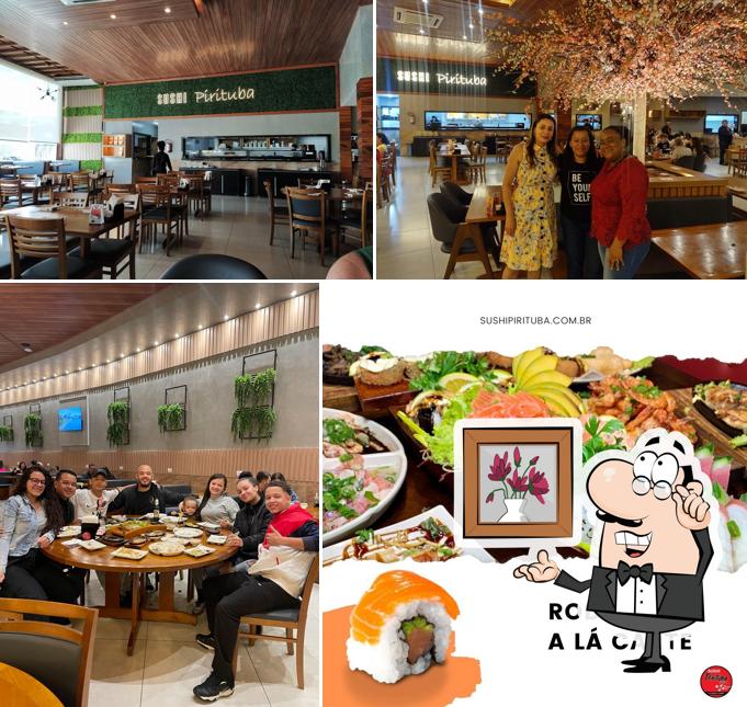 O interior do Sushi Pirituba