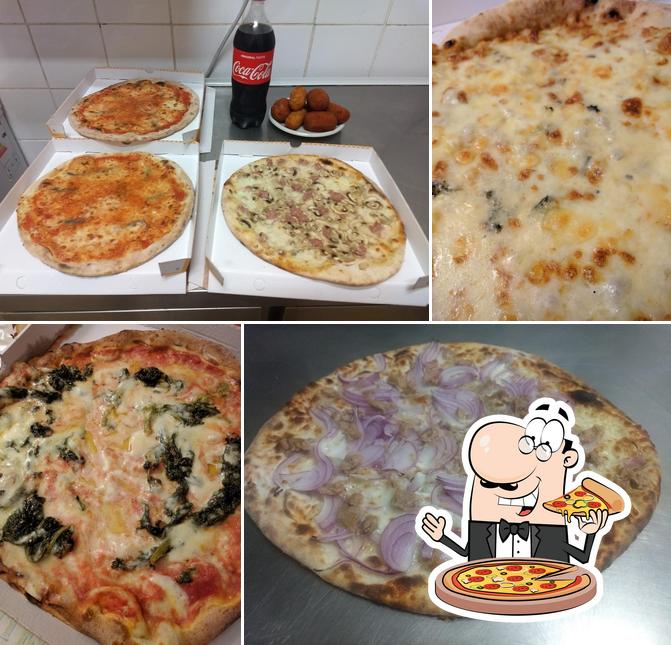 Choisissez différents types de pizzas