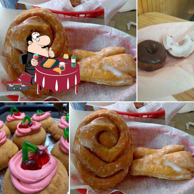 Mr Bill's Donuts & Sandwiches serves a variety of desserts