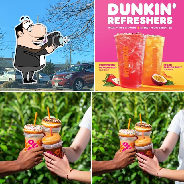 See the pic of Dunkin'