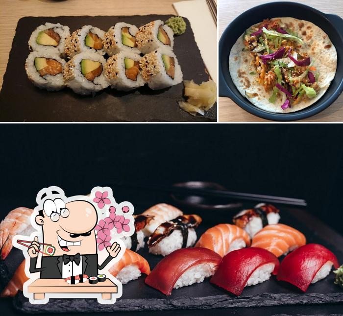 Bei Koreanisches Restaurant - Soulfood - DOBOO GmbH könnt ihr Sushi probieren 