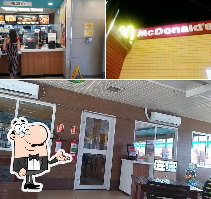 O interior do McDonald's