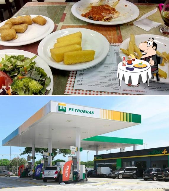 Prato de queijo em Posto Petrobras