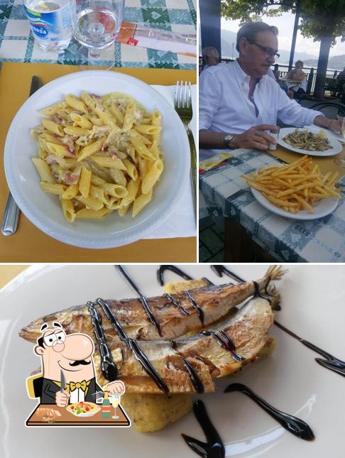 Cibo al Ristorante Lido The beach