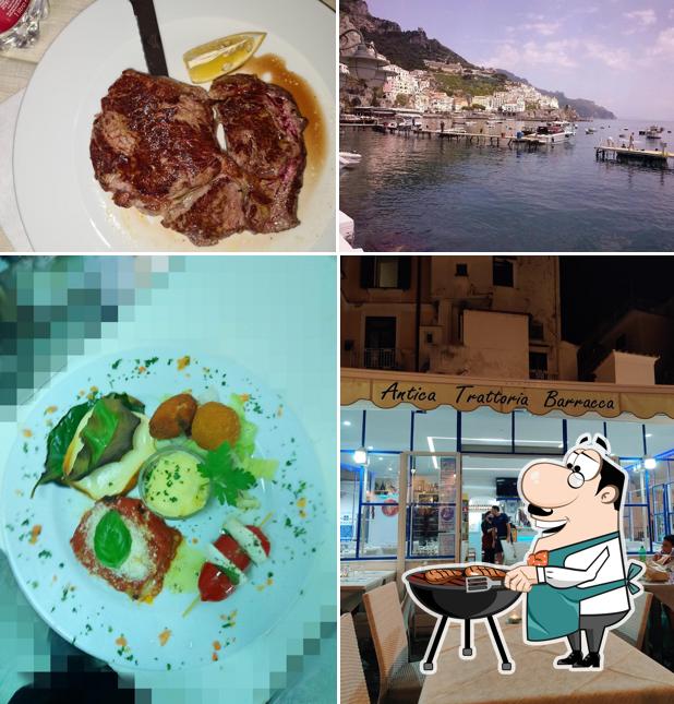 Ordina i piatti di carne a Antica Trattoria Barracca