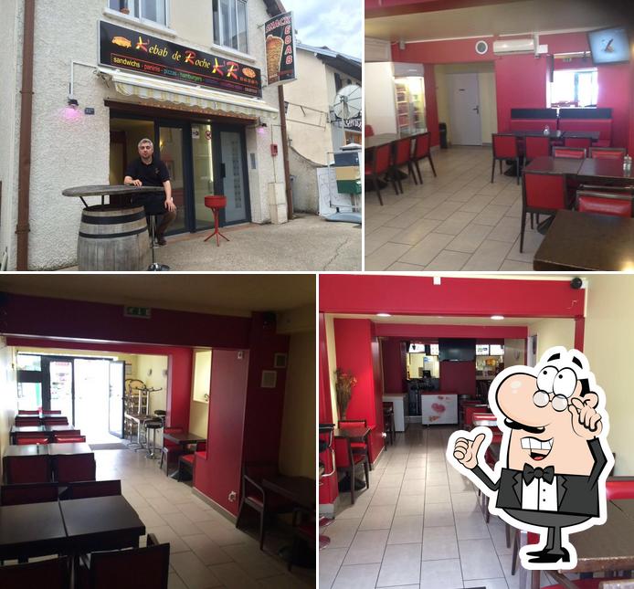 L'intérieur de restaurant Kebab de Roche