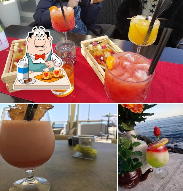 Puoi goderti un drink dal menu