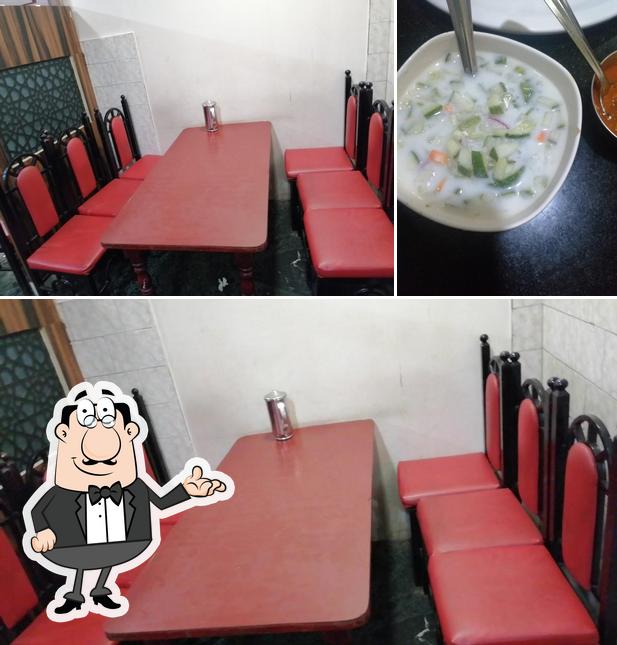 The photo of interior and food at The Family Restaurant And Fast Food