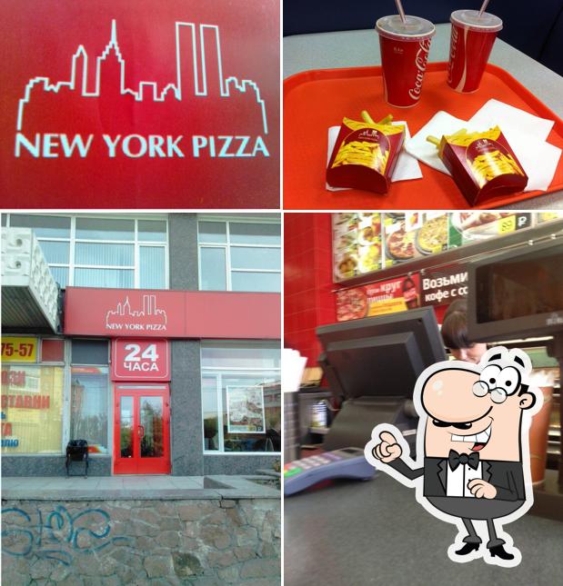 L'extérieur de New York Pizza