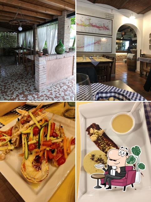 Gli interni di Trattoria Ongarato al Pessaretto